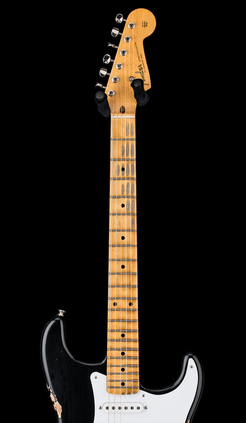 Fender Custom Shop Limited Edition Fat 1954 Stratocaster Relic with Closet Classic Hardware - Aged Black #0230