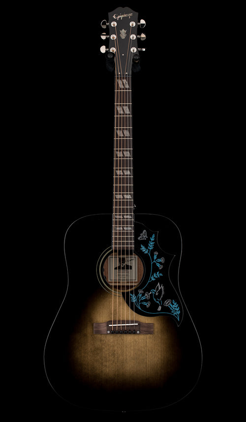 Epiphone Eric Church Hummingbird Dark - Cobra Burst #00525