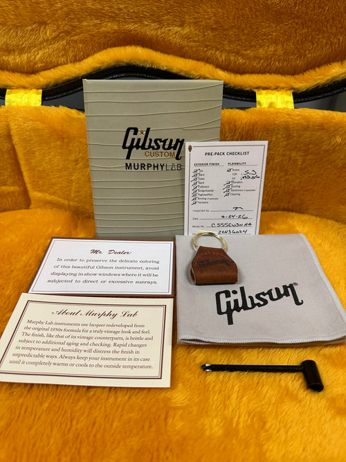Gibson Custom Shop 1963 Country Western Murphy Lab Heavy Aged - Smoked Natural #36024