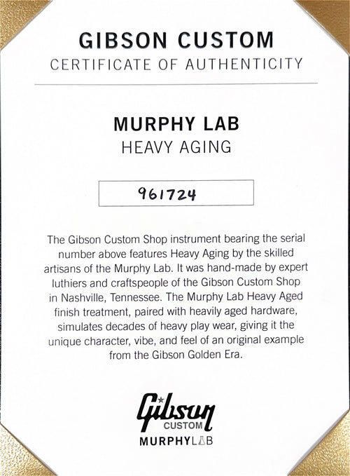 Gibson Custom Shop Limited Edition 1959 Les Paul Standard Murphy Lab Heavy Aged - Molten Amber Burst #61724