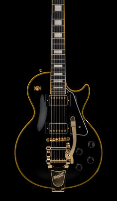 Used Epiphone Joe Bonamassa 1959 Les Paul Custom (2025) - Antique Ebony #26562 with Original Hard Case