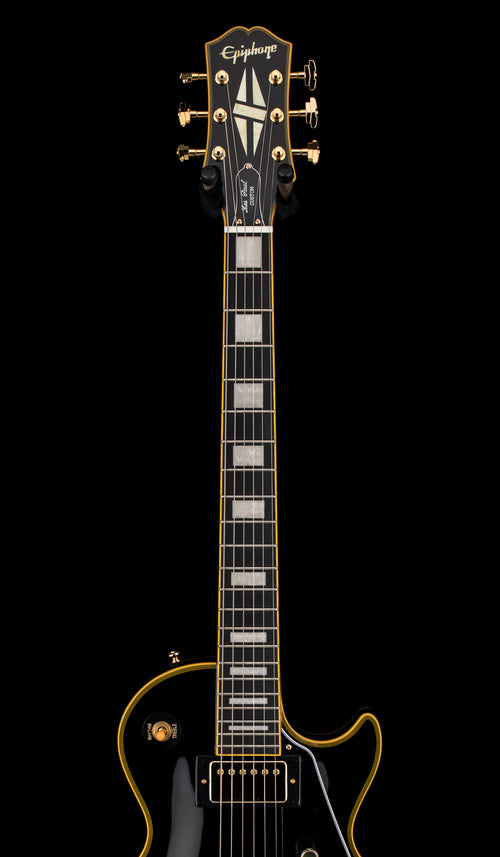 Used Epiphone Joe Bonamassa 1959 Les Paul Custom (2025) - Antique Ebony #26562 with Original Hard Case