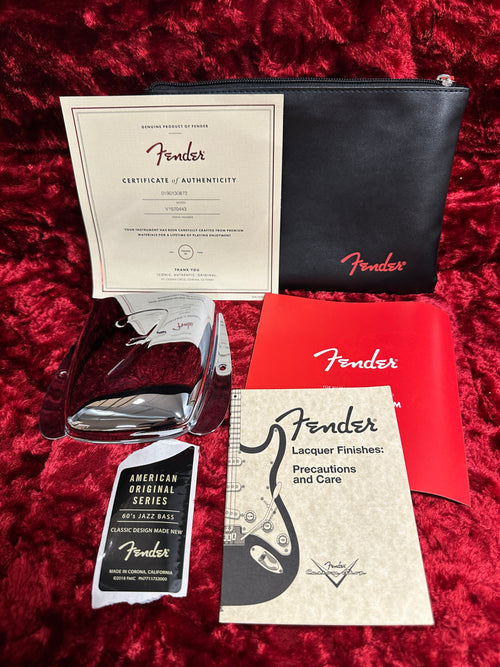 Used Fender American Original '60s Jazz Bass (2019) - Sonic Blue #70443 with Original Hard Case