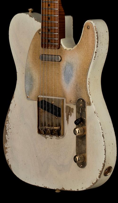 Used Fender Custom Shop Masterbuilt Dale Wilson 50s Telecaster Relic (2019) - White Blonde #18600 with Original Hard Case
