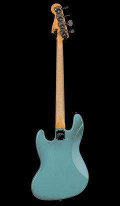 Used Fender Custom Shop 1966 Jazz Bass Journeyman Relic (2021) - Aged Daphne Blue with Original Hard Case