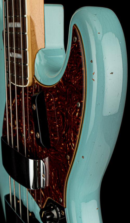 Used Fender Custom Shop 1966 Jazz Bass Journeyman Relic (2021) - Aged Daphne Blue with Original Hard Case