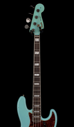Used Fender Custom Shop 1966 Jazz Bass Journeyman Relic (2021) - Aged Daphne Blue with Original Hard Case