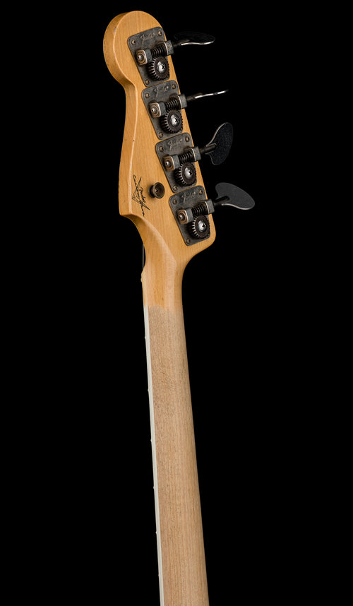 Used Fender Custom Shop 1966 Jazz Bass Journeyman Relic (2021) - Aged Daphne Blue with Original Hard Case