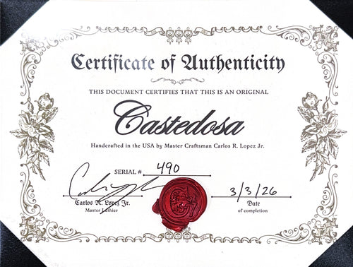 Castedosa Guitars Halcón Standard - Aged Candy Apple Red #490