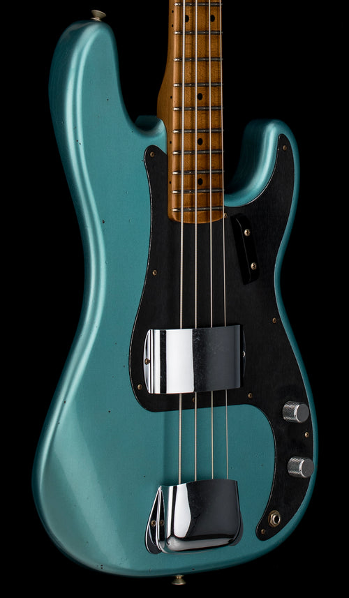 Fender Custom Shop Empire 58 Precision Bass Journeyman Relic - Aged Teal Green Metallic #88222