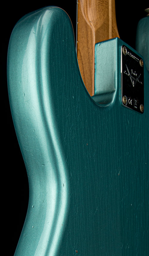 Fender Custom Shop Empire 58 Precision Bass Journeyman Relic - Aged Teal Green Metallic #88222