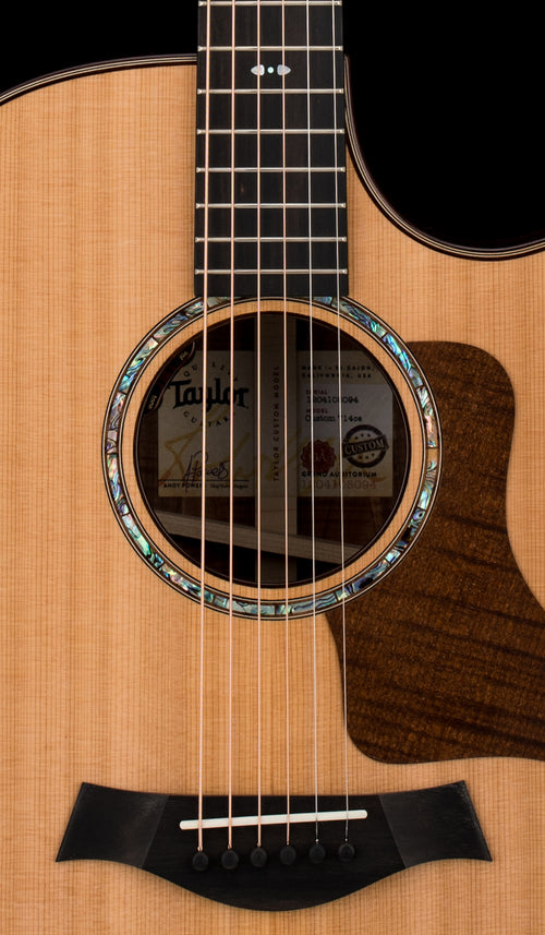 Taylor Custom Shop 714ce Cedar/AA Koa #05094