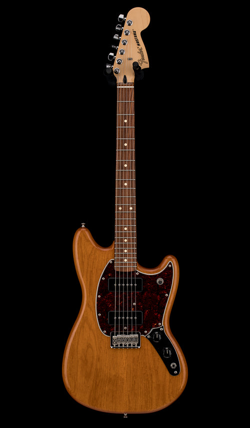 Used Fender Player Mustang 90 (2022) - Aged Natural #52686 with Gig Bag