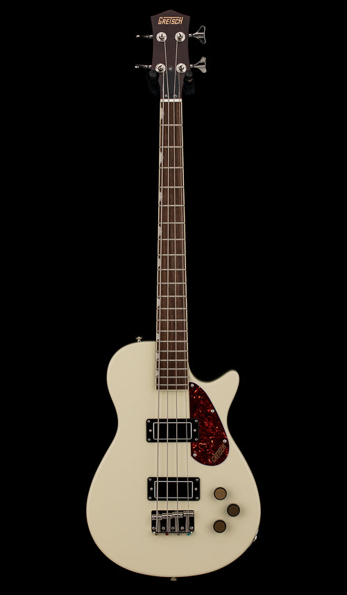Used Gretsch Streamliner Jet Club Bass (2025) - Vintage White #11524 with Gig Bag