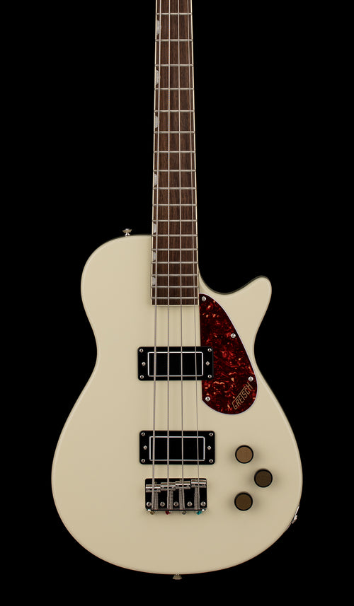 Used Gretsch Streamliner Jet Club Bass (2025) - Vintage White #11524 with Gig Bag
