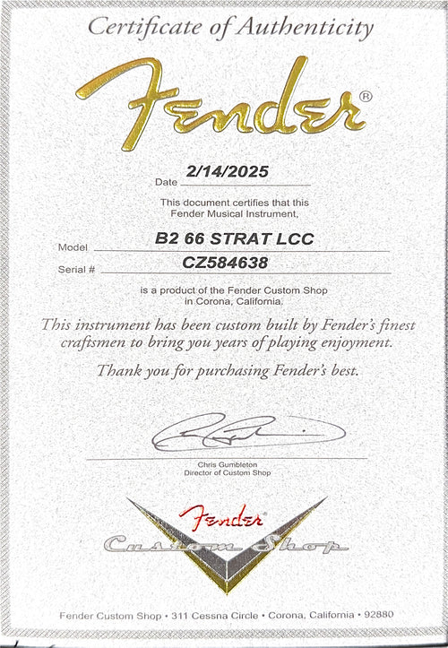 Fender Custom Shop 66 Stratocaster Deluxe Closet Classic - Aged Lake Placid Blue #84638