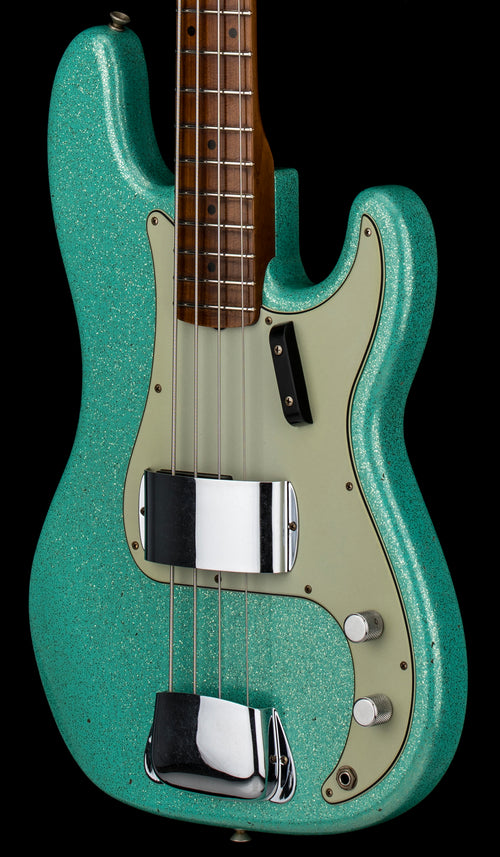 Fender Custom Shop Empire 58 Precision Bass Journeyman Relic - Aged Sea Foam Green Sparkle #88270