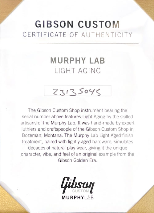 Gibson Custom Shop 1933 L-00 Murphy Lab Light Aged - Ebony #35045