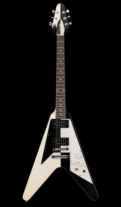 Used Gibson Custom Shop Michael Schenker 1971 Flying V Collector's Edition - Black/White #MSFV44 with Original Hard Case