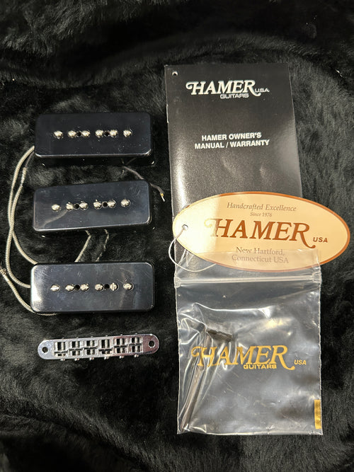 Used Hamer Monaco III (2003) - Red Transparent #52593 with Original Hard Case