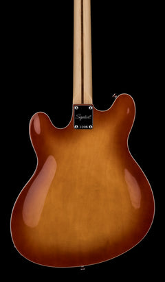 Used Squier Affinity Starcaster Deluxe (2024) - Sienna Sunburst #04981 with Gig Bag