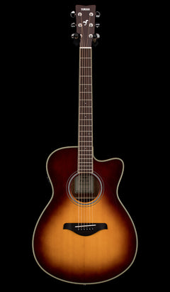 Used Yamaha FSC-TA TransAcoustic (2024) - Brown Sunburst #11716 with Hard Case