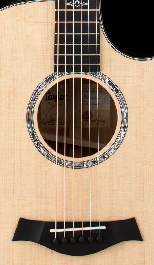 Taylor Custom Shop Select 414ce Tropical Mahogany/Sitka Spruce, Black Binding #63064