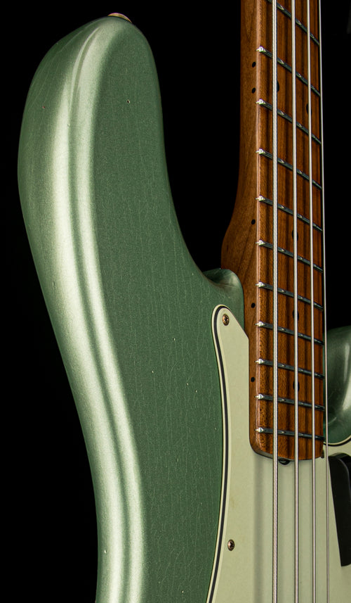 Fender Custom Shop Empire 58 Precision Bass Journeyman Relic - Aged Sage Green Metallic #88229