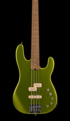 Used Charvel Pro-Mod San Dimas Bass PJ IV (2022) - Lime Green Metallic #17408