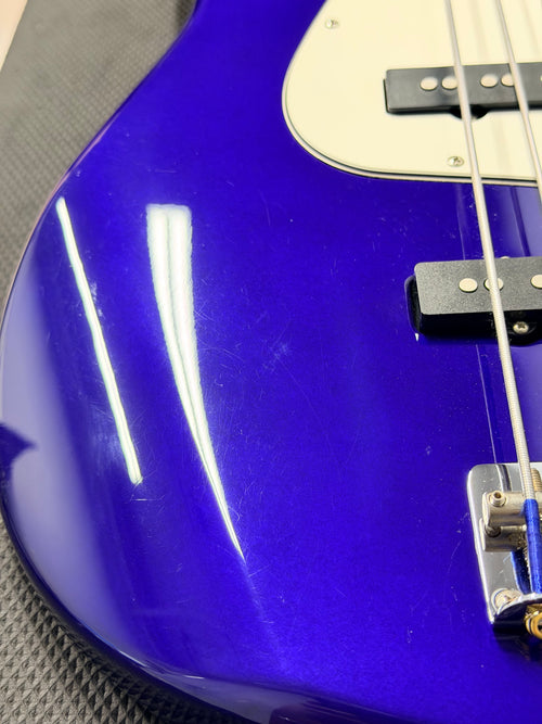 Used Fender Standard Jazz Bass Fretless (2001) - Midnight Blue #76419 with Hard Case