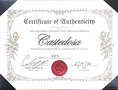 Castedosa Guitars Maravilla L-84 - Aged Burnt Marshmallow #485