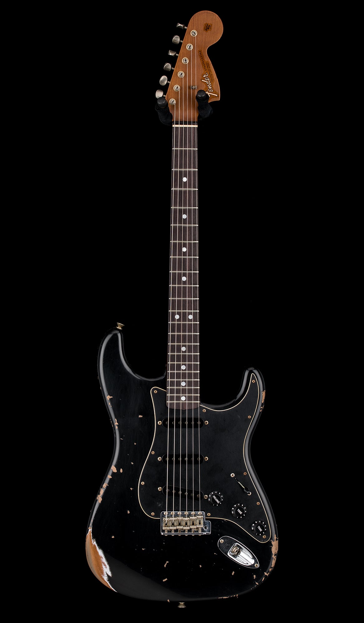 ❖CustomWierring Relic Black Stratocaster Fender Custom Shop Empire 67 Stratocaster Relic - Black – Empire Music