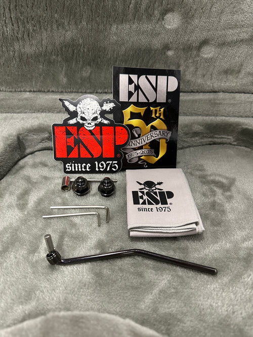 ESP Custom Shop M-II FR - See-Thru Charcoal Burst #01252 (NAMM 2026)