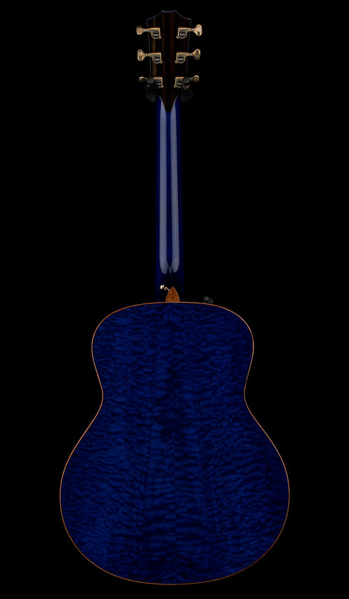 Used Taylor Custom Shop C18e B4003 Lutz Spruce/Quilted Maple (2024) - Royal Blue #54124 with Original Hard Case