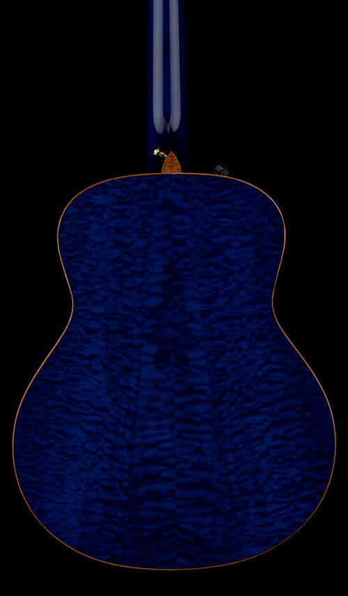 Used Taylor Custom Shop C18e B4003 Lutz Spruce/Quilted Maple (2024) - Royal Blue #54124 with Original Hard Case