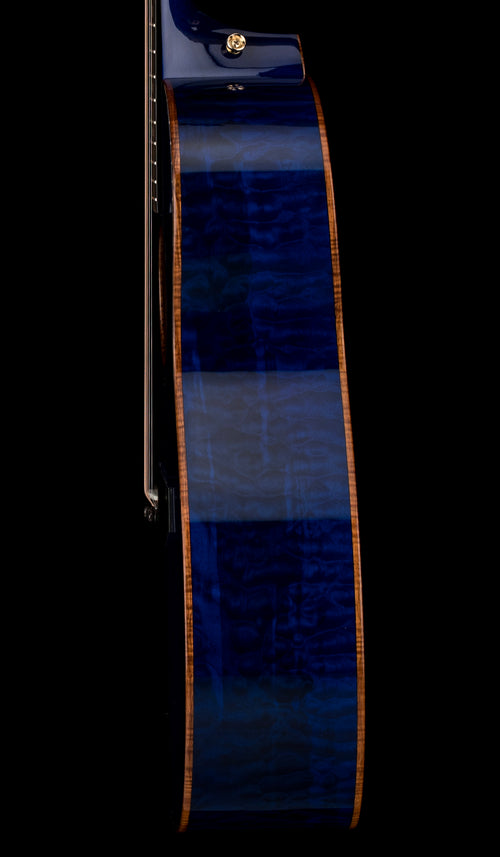 Used Taylor Custom Shop C18e B4003 Lutz Spruce/Quilted Maple (2024) - Royal Blue #54124 with Original Hard Case