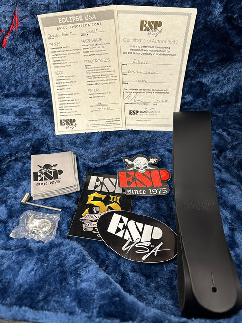 ESP Eclipse USA - Dark Lime Sunburst #25282