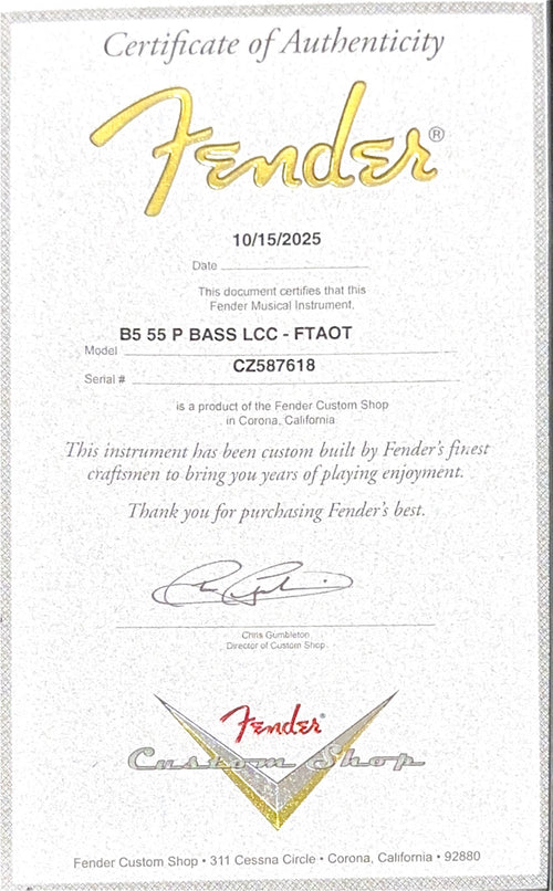 Fender Custom Shop 1955 Precision Bass DLX Closet Classic - Faded Taos Turquoise #87618