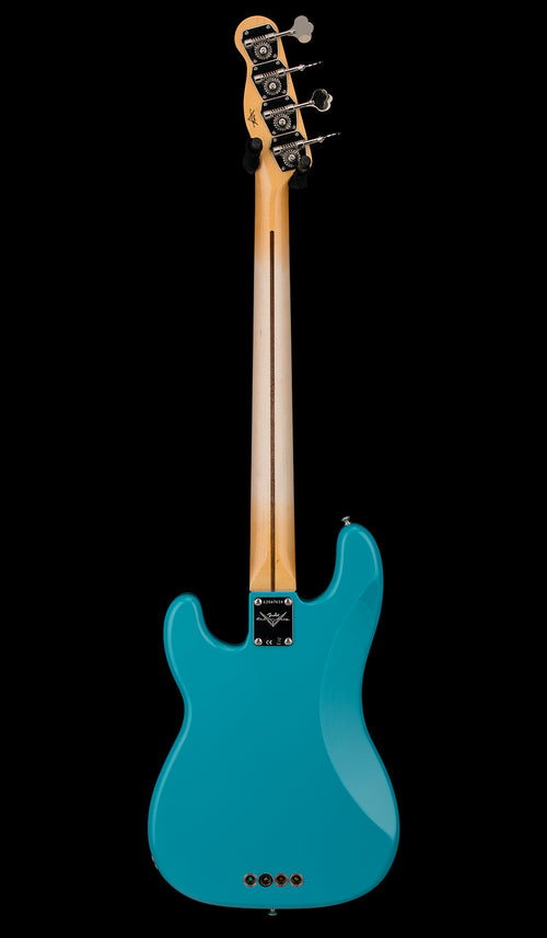 Fender Custom Shop 1955 Precision Bass DLX Closet Classic - Faded Taos Turquoise #87618