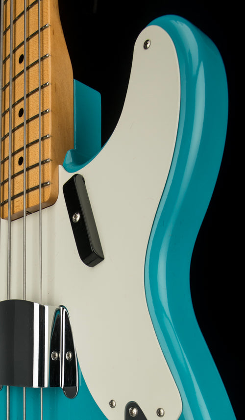 Fender Custom Shop 1955 Precision Bass DLX Closet Classic - Faded Taos Turquoise #87618