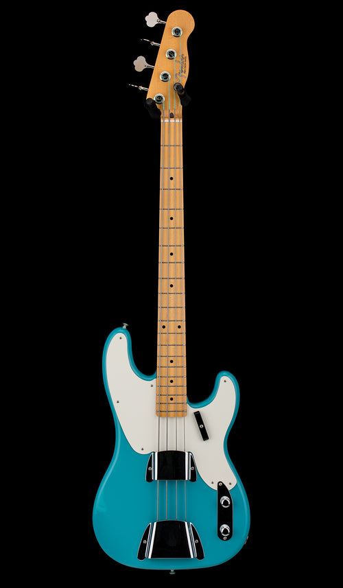 Fender Custom Shop 1955 Precision Bass DLX Closet Classic - Faded Taos Turquoise #87618
