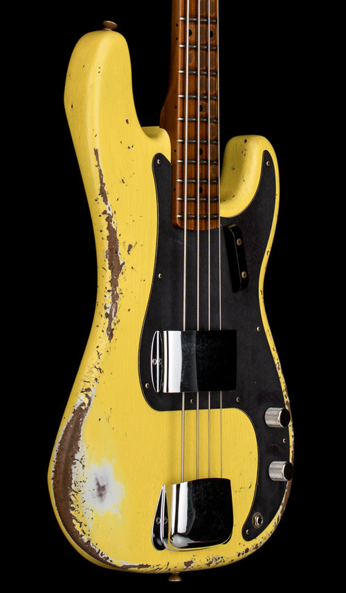 Fender Custom Shop Empire '58 Precision Bass Heavy Relic - Faded Aged Graffiti Yellow #88406
