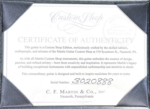 Martin Custom Shop HD-28 Style Adirondack Spruce/Guatemalan Rosewood - Natural #20888 (Empire Music Spec)