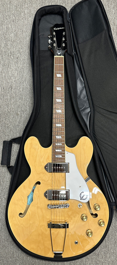 Used Epiphone Casino (2024) - Natural #11749 with Gig Bag