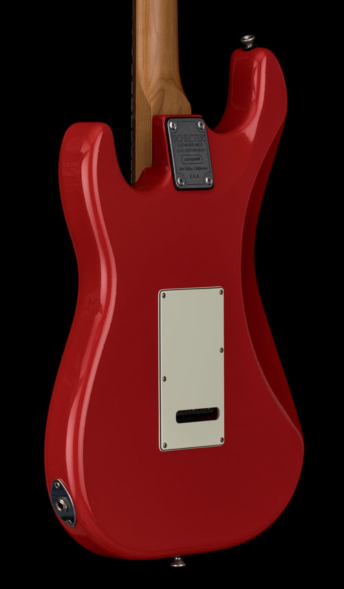 Used Schecter Custom Shop Traditional USA Wembley HSS - Fiesta Red Aged Nitro #03008 with Original Hard Case