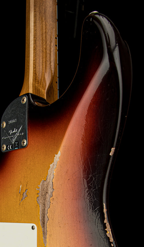 Fender Custom Shop Empire 59 Transition Stratocaster Relic - Faded Aged Chocolate 3-Tone Sunburst #18561