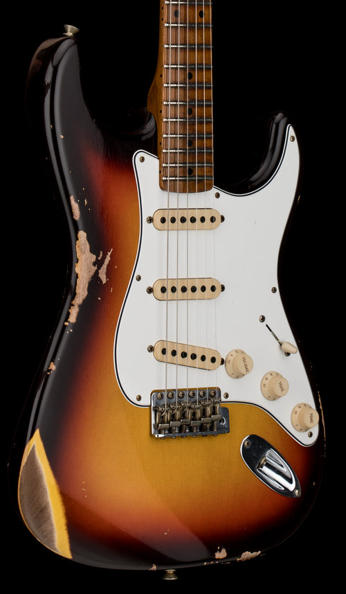 Fender Custom Shop Empire 59 Transition Stratocaster Relic - Faded Aged Chocolate 3-Tone Sunburst #18561