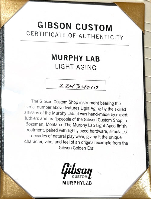 Gibson Custom Shop 1960 Hummingbird Murphy Lab Light Aged - Heritage Cherry Sunburst #34010