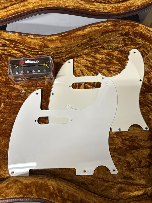 Used Fender Partscaster Tele - Black #00974 with Hard Case