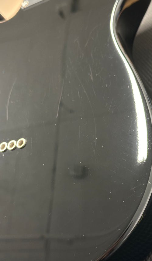 Used Fender Partscaster Tele - Black #00974 with Hard Case